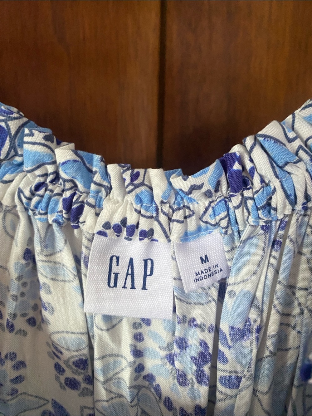 Gap Factory - Blue Floral Dress - Picture 4 of 5